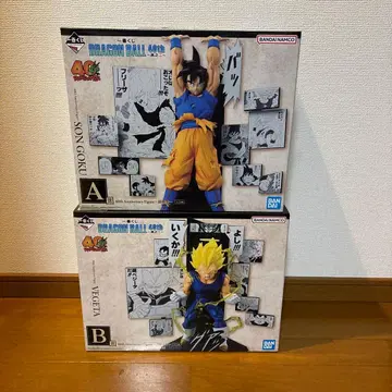 제일복권 드래곤볼 40th A상 손오공 B상 베지터 2종 세트