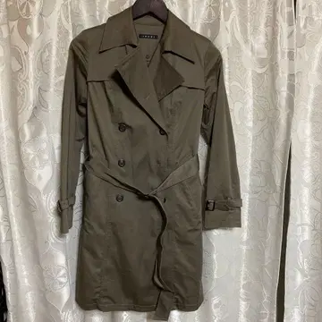 INGNI 카키 이너 탈부착 코트