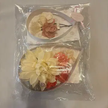 [ 미사용 새상품 ] 머리 장식 키즈 일본 의류 시치고산 졸업식 기모노