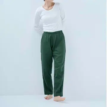 아마요리 거즈 오부톤 팬츠 (그린) M 사이즈