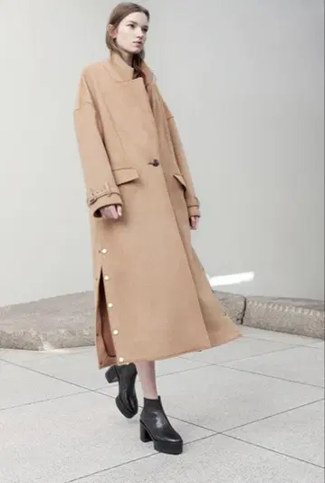 야스토시 에즈미 울 코트