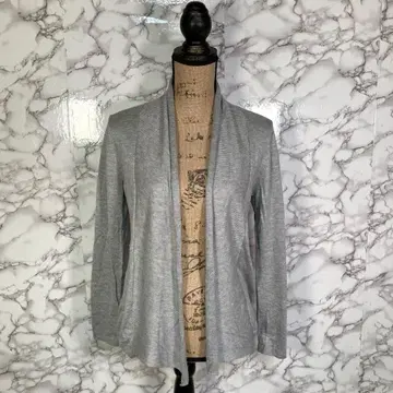 뷰티&유스 유나이티드 애로우즈 ( F ) 실크 혼방 가디건 그레이