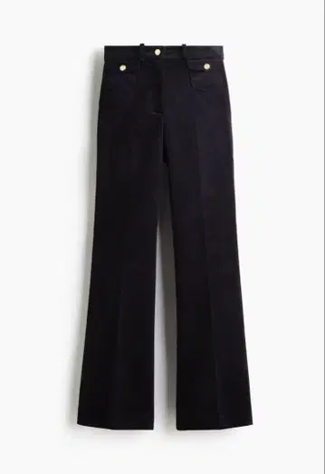H&M 벨벳 팬츠 네이비 32