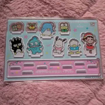 후지야 산리오 하피단부이 크리스마스 케이크 아크릴 스탠드 새상품