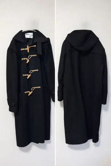 [착용 사진 있음] MHL 더플 코트 네이비 M 사이즈 마가렛호웰