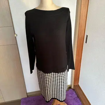 준코 시마다 니트 원피스 새상품급