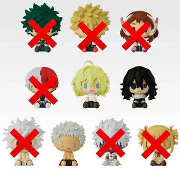 제일복권 나의 히어로 아카데미아 H상 쵸코놋코 피규어 3종