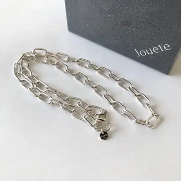 새상품급 Jouete 초커 체인 목걸이 실버 쥬에테