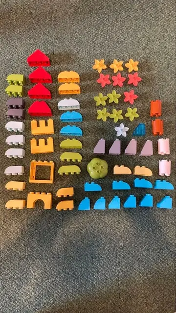 레고 듀플로 블록 특수 부품 63피스 묶음 판매