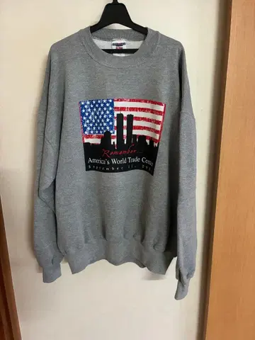 2001.9.11 미국 동시 다발 테러 추모 맨투맨 00s 구제 의류