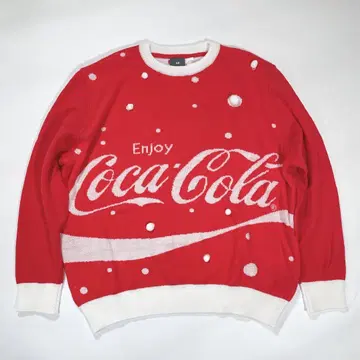H&M 에이치앤엠 코카콜라 크리스마스 스웨터 니트 2XL