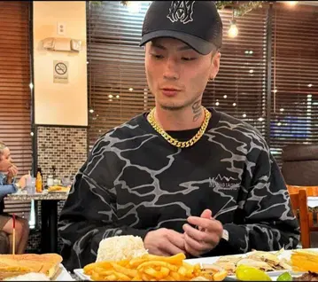 [ 시노즈카 타츠키 선수 ] 맨투맨 XL 블랙