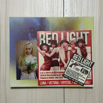 f(x) RED LIGHT 앨범 트레이딩 카드 포함