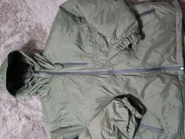 후드 부착 하이브리드 다운 자켓 3L 카키