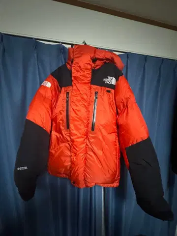 THE NORTH FACE 다운 자켓 오렌지/블랙