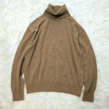 EVERYDAY I LIKE 터틀넥 니트 캐시미어 카멜