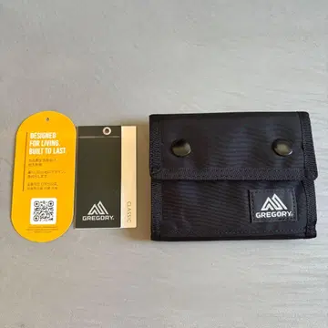 GREGORY 그레고리 스냅 레트 지갑 3단 폴더형 지갑 블랙