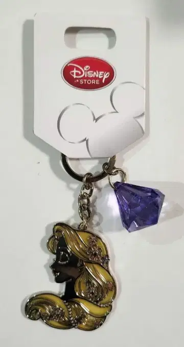 디즈니 공식 라푼젤 키체인 (거치대 포함)