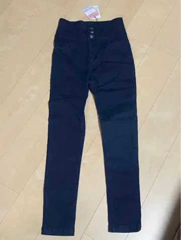 Cheri mi 셰리미 다크 블루 하이웨스트 스키니 데님