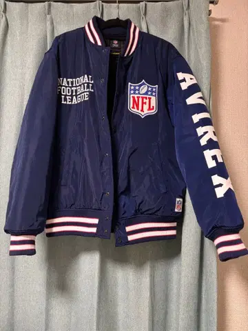 AVIREX NFL 자켓 네이비