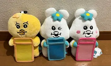 택 포함 님포챰 키미마로 봉제 인형 패스 케이스