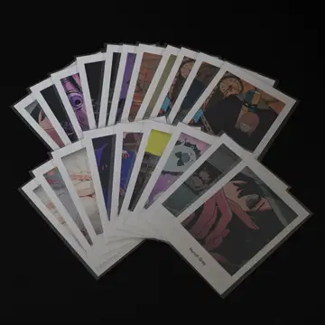 계속 한밤중이면 좋을 텐데 폴라로이드 스냅 스티커 모음