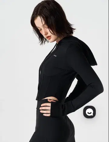 HDEX 숏 기장 후드티 M