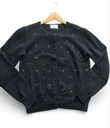 해롯 가디건 큐빅 블랙 M