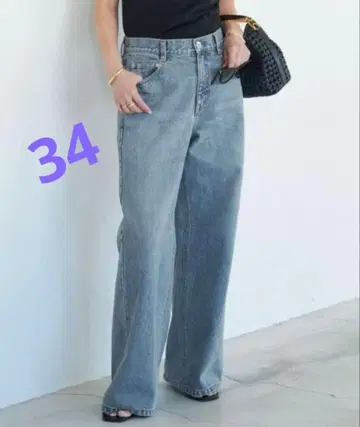 새상품급 두지엠 클라세 loose jeans 블루C 34