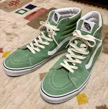 VANS 그린 하이컷 스니커즈 12.0 US