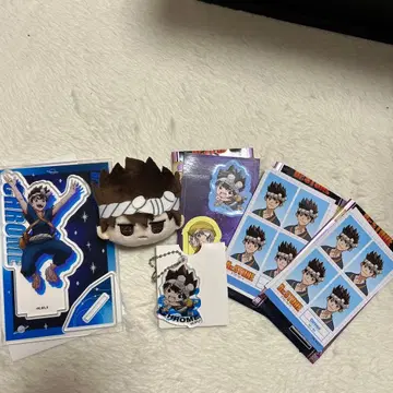 Dr.STONE 크롬 빅 아크릴 스탠드 다이컷 스티커 봉제 인형