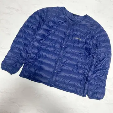 컨디션 최상 mont-bell 몽벨 스페리오 다운 자켓 네이비 L