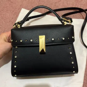 셀포드 뤼탕 비쥬 스터드 미니백 블랙
