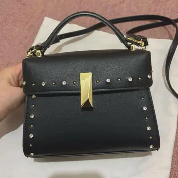셀포드 뤼탕 비쥬 스터드 미니백 블랙