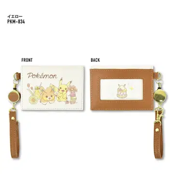 포켓몬스터 패스 케이스 피카츄 이브이 포케피스