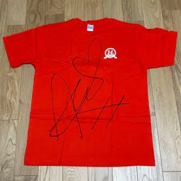 SUPER GiRLS 스파가 고토 아야 사인 포함 T셔츠