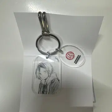 하이큐!! 클리어 베이스 키링 코즈메 켄마