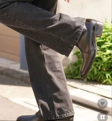 클러치 지퍼 앵클부츠