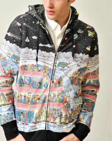 [ 새상품/미개봉/레어 ] S 사이즈 그라니프 월리를 찾아서 후드티