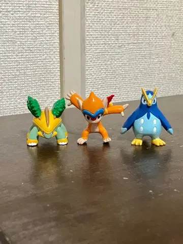 포켓몬 피규어 모우카자루 포타이시 하야시가메 3체 세트 몽코레