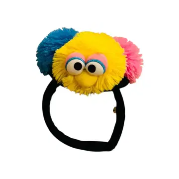 세서미 스트릿 빅버드 폼폼 머리띠