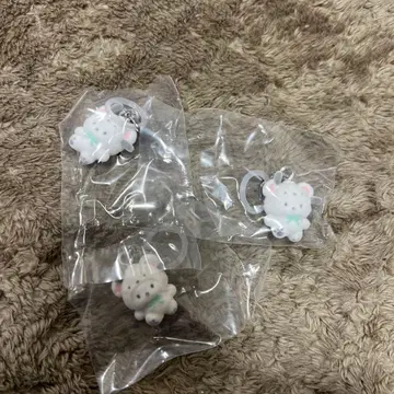 산리오 메지루시 액세서리 폭신폭신 스노우 포차코 3종 세트