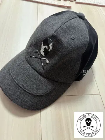 MARK&LONA 마크&로나 골프 캡 차콜/블랙