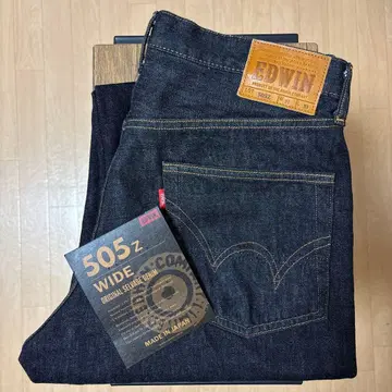 EDWIN 505Z WIDE W31 BLACK