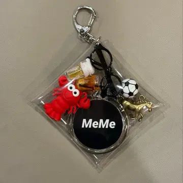 SnowMan 담은 파우치 키링 메메