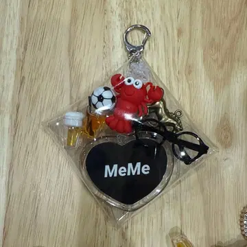 SnowMan 담은 파우치 키링 메메