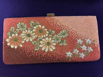 전체 비즈 꽃무늬 클러치백 기모노 가방