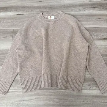 얼룩 [ 유나이티드 애로우즈 ] 캐시미어 울 크루넥 니트 스웨터