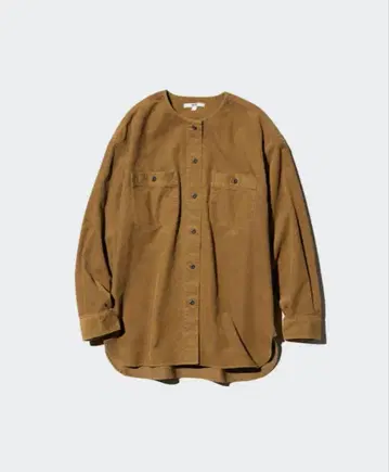 새상품*미사용 유니클로 UNIQLO 코듀로이 롱 셔츠 자켓