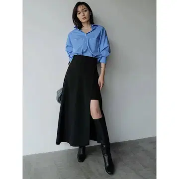 anuans 비대칭 레이어드 스커트